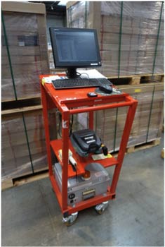 Wilo Salmson France : table de travail mobile