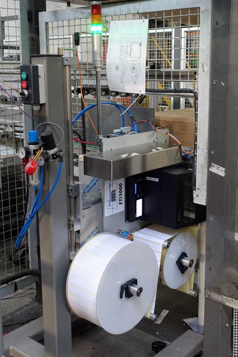 Demeyere : Système impression pose ETI3000 TB en pied