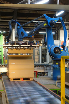 Demeyere : Robot de palettisation