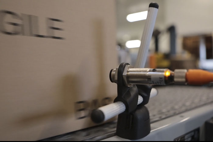 cellule de détection du carton