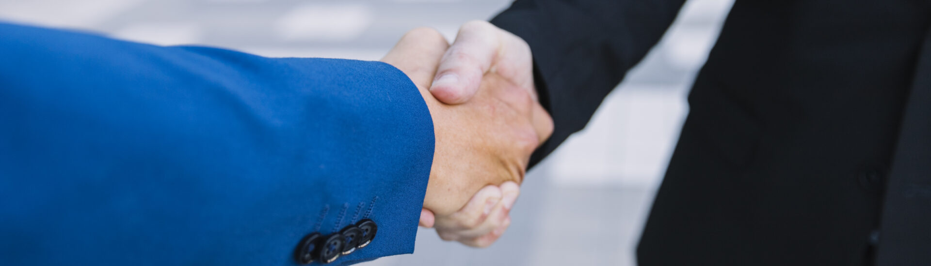 Poignet de main pour accord collaboration