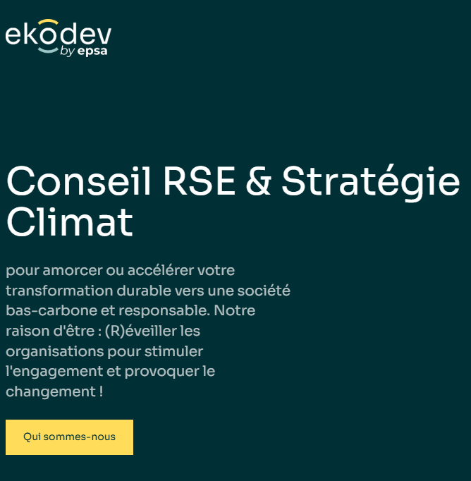 Engagement Ekodev RSE