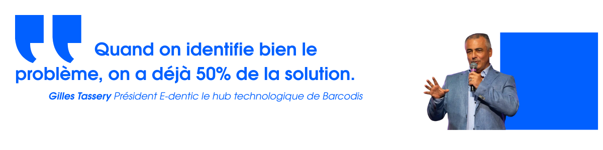 E-dentic Barcodis nouvelle technoligie Gilles tassery Verbtaim