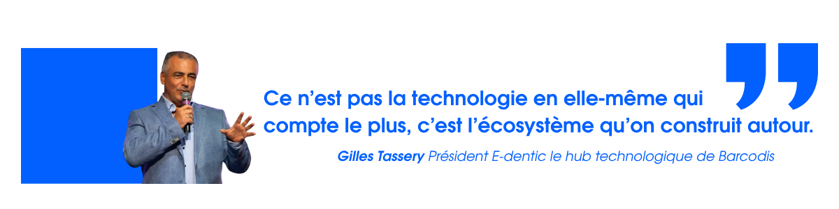 E-dentic Barcodis nouvelle technoligie Gilles tassery Verbtaim